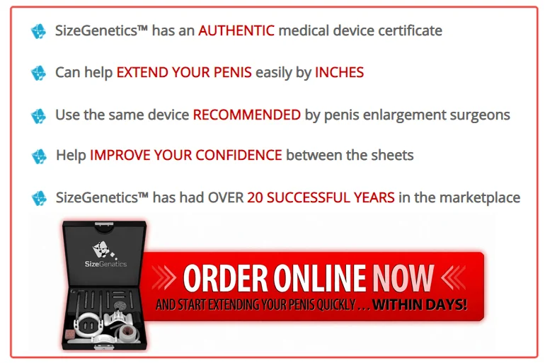 Buy Sizegenetics