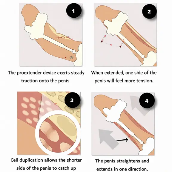 penile curvature straightening penile curvature straightening